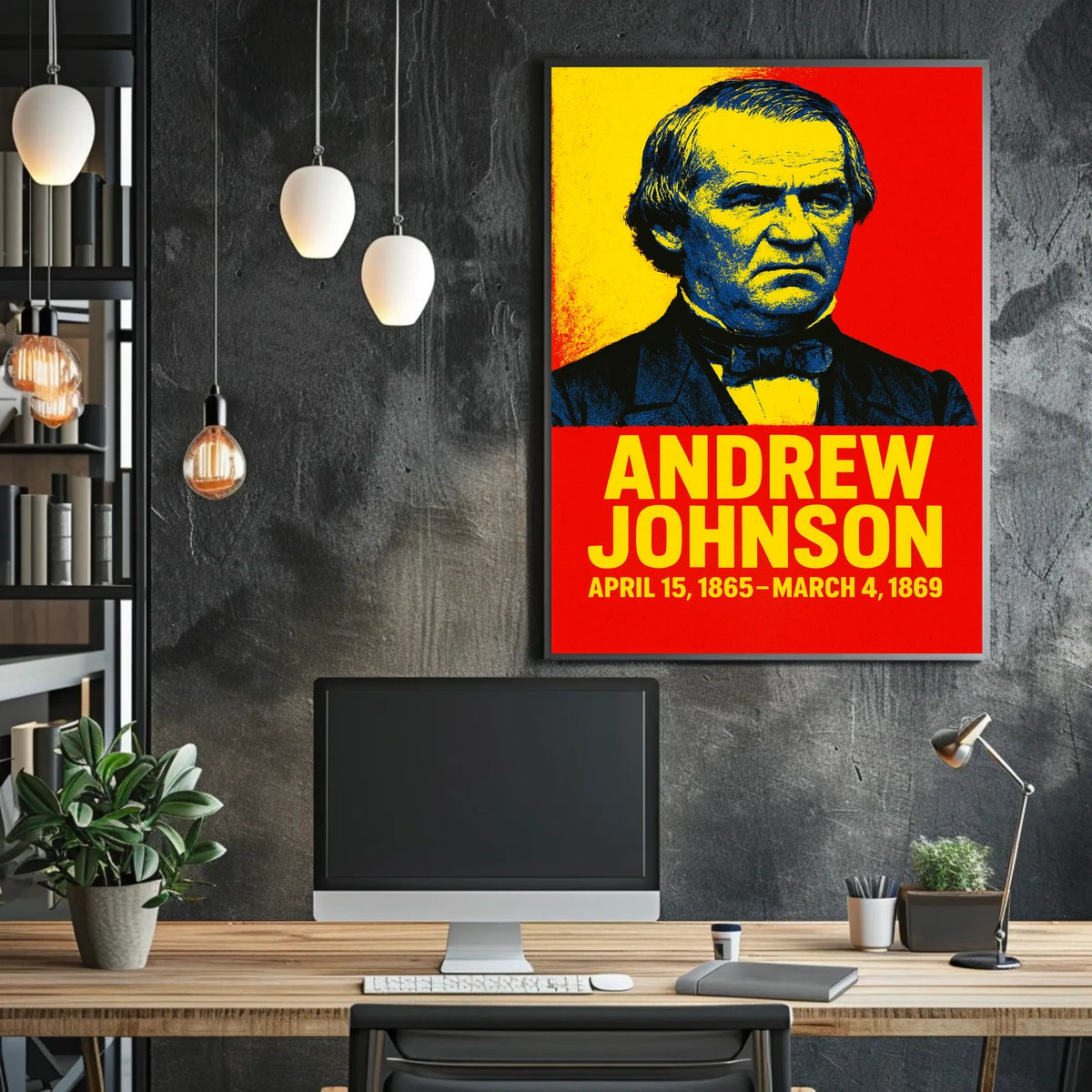 Andrew Johnson 17Th President Poster