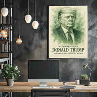 Donald Trump 47th President Poster