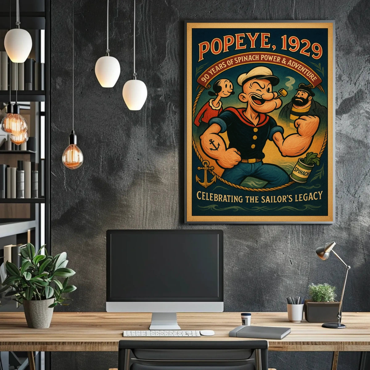 Popeye 1929 Art Poster POP-02