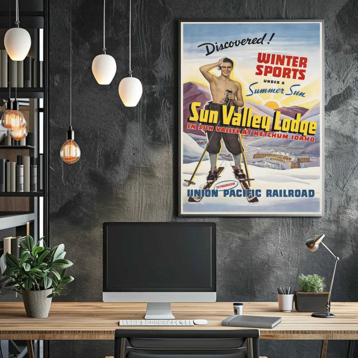 Discover Sun Valley Lodge Poster