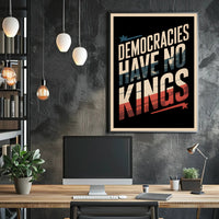 Empowering Political Poster with Patriotic Design and Bold Statement