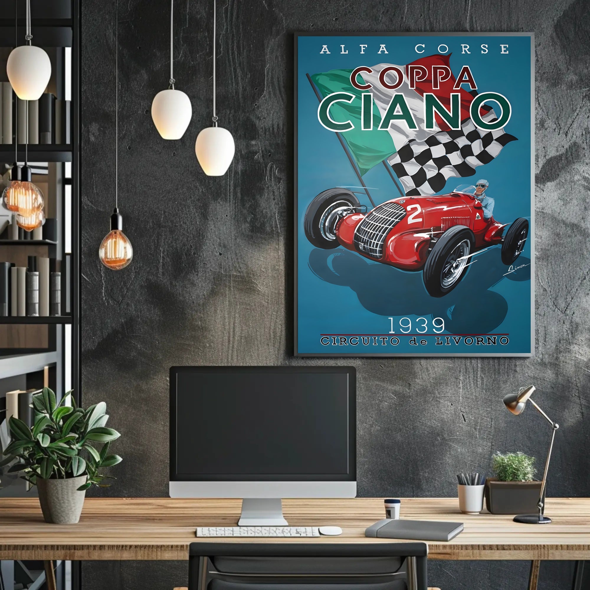Coppa Ciano 1939 Racing Poster