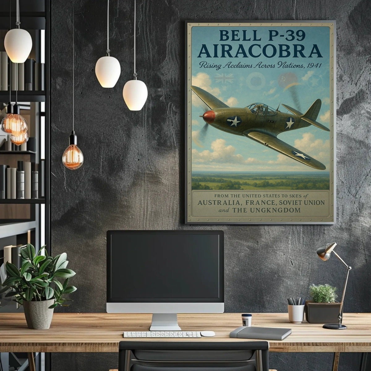 Bell P-39 Airacobra International Acclaim, 1941 Poster