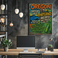 Oregon Highlights Poster