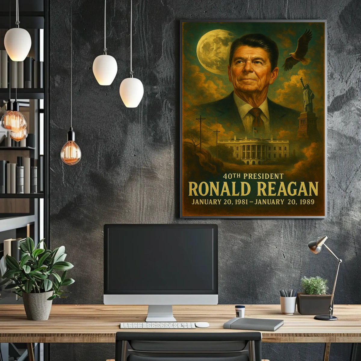 Ronald Reagan Presidential Neoclassical Realism Poster