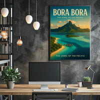 Bora Bora Paradise Getaway Travel Poster PosterGoat