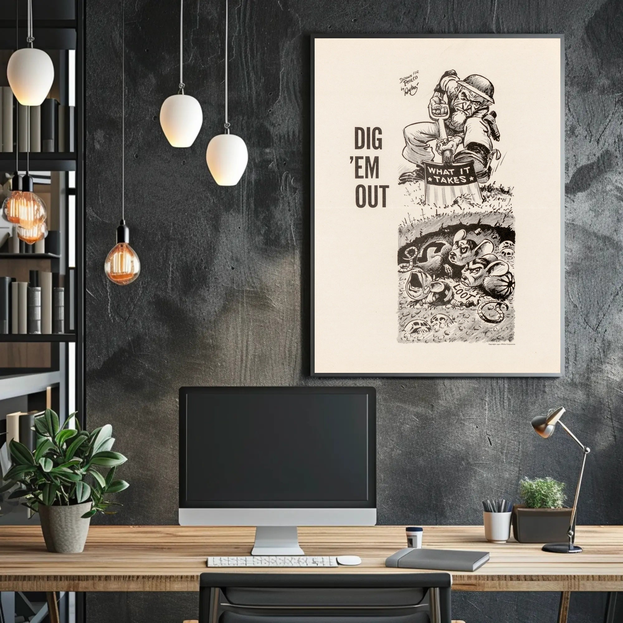 Dig 'Em Out Poster PosterGoat