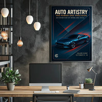 Auto Artistry Exhibition Poster