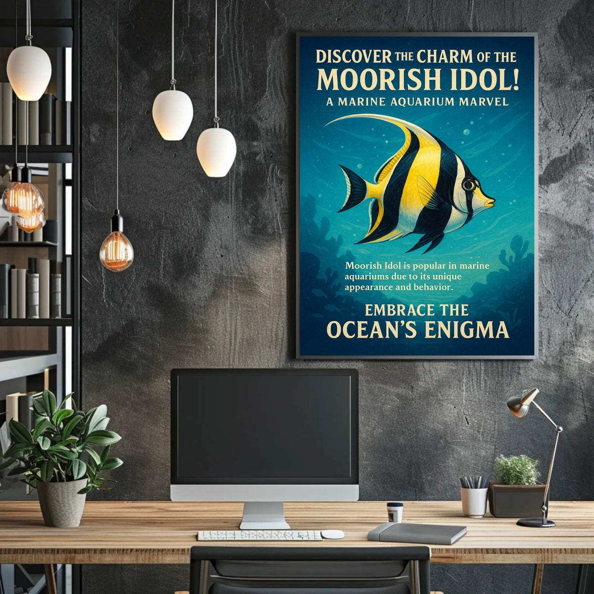 Discover the Charm of the Moorish Idol Poster