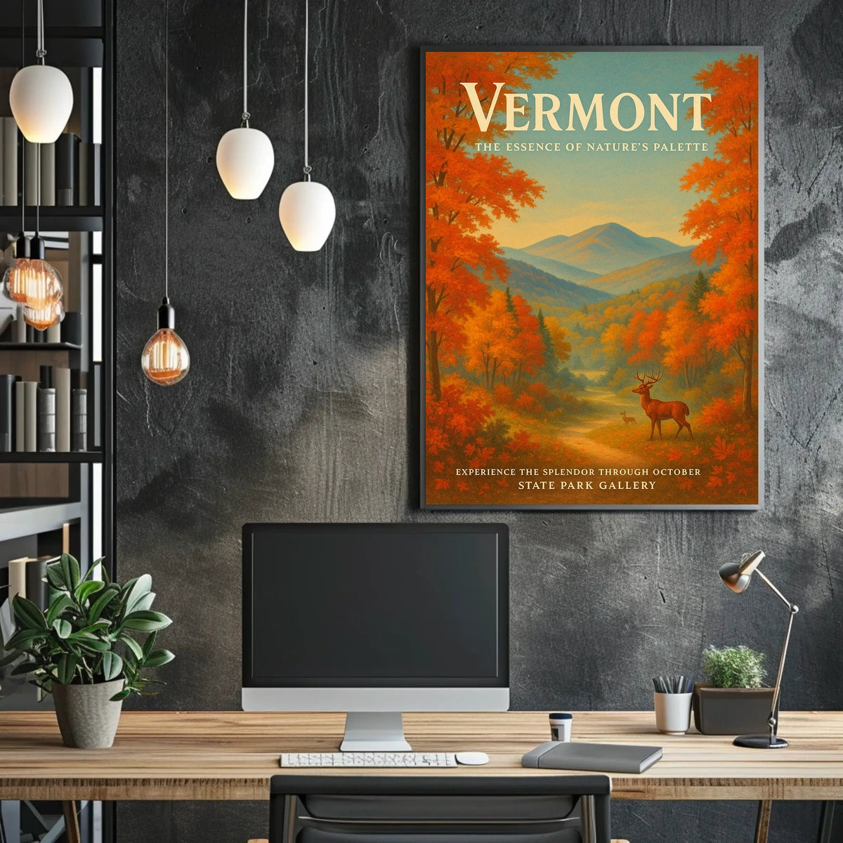 Vermont The Essence of Natures Palette Poster