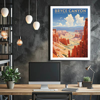 Bryce Canyon National Park Travel Poster