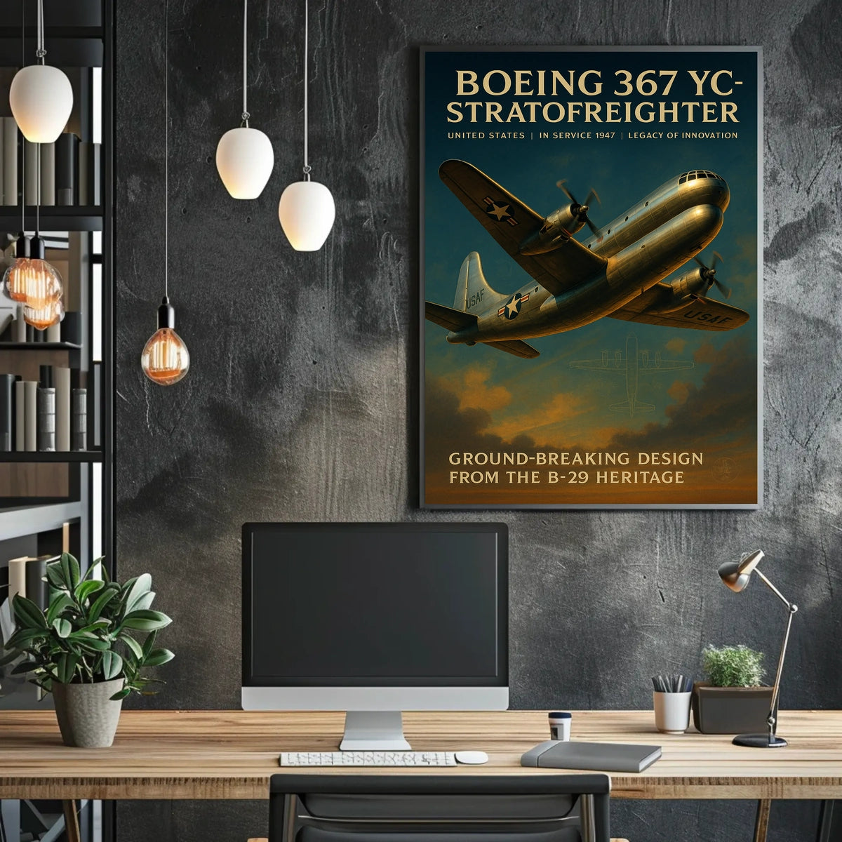 Boeing 367 Yc-Stratofreighter Poster