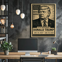 Donald Trump 47th President Scenic Patriotic Heritage Timeless Wall Art Iconic Legacy Gift Poster