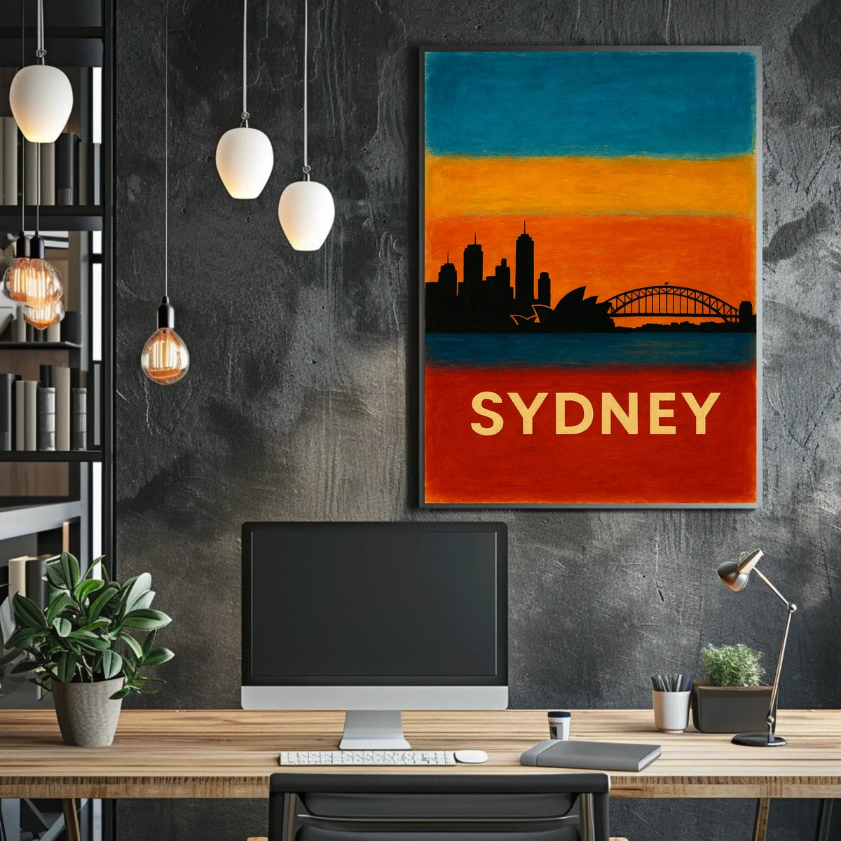 Sydney Skyline Poster