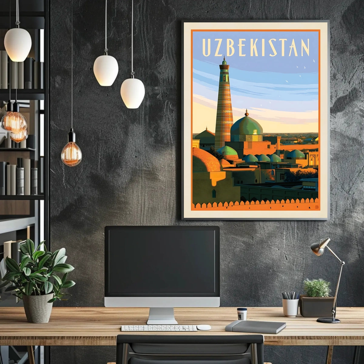 Uzbekistan Travel Poster