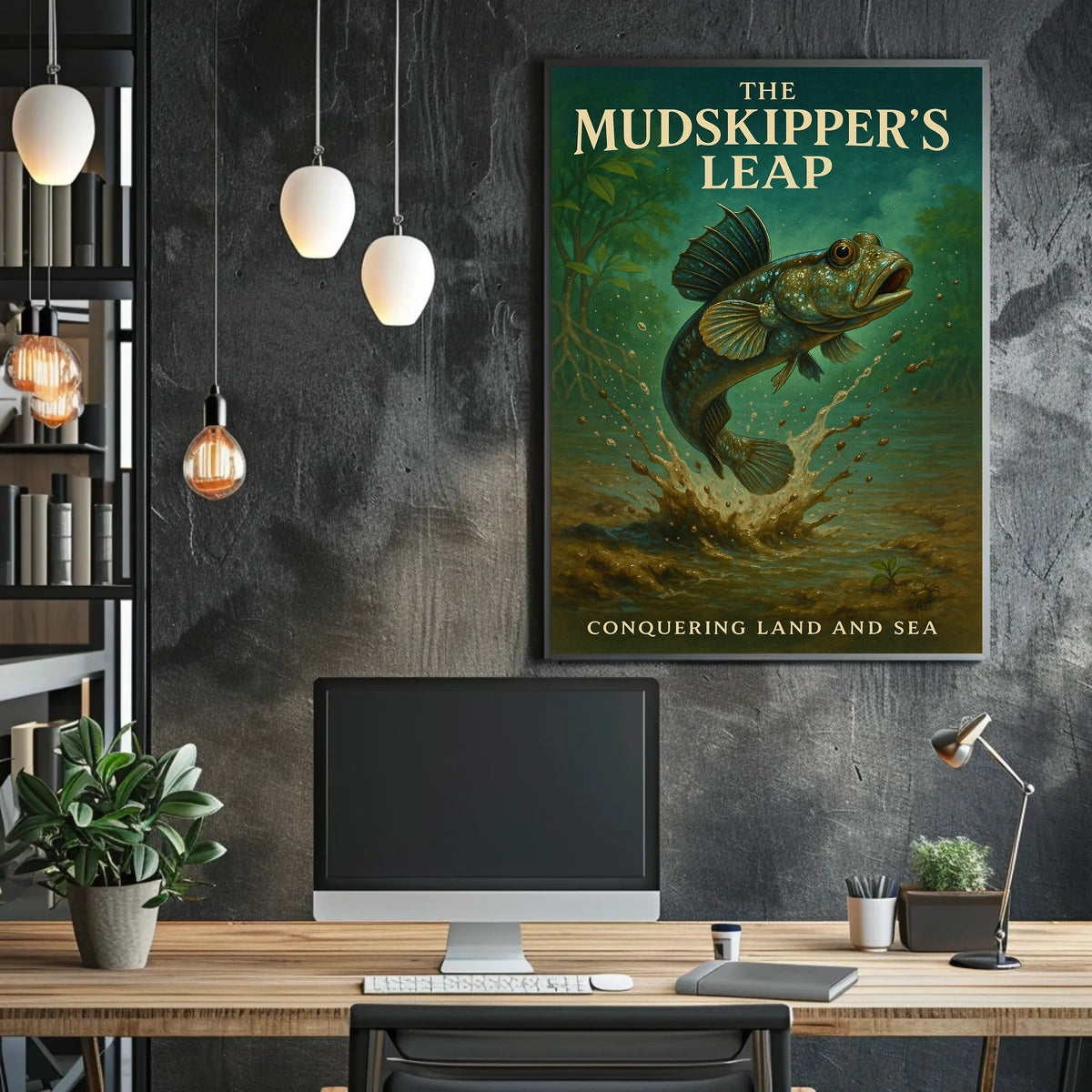 The Mudskippers Leap Poster