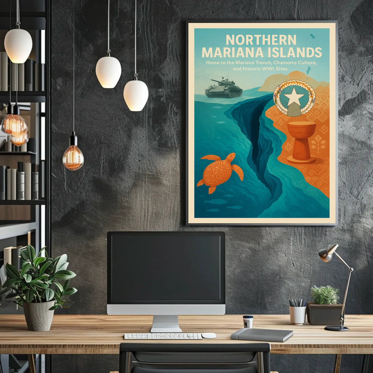 Discover the Northern Mariana Islands Poster