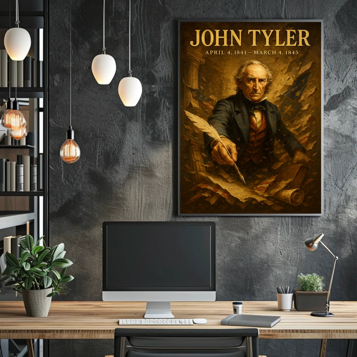 John Tyler 10th President Poster