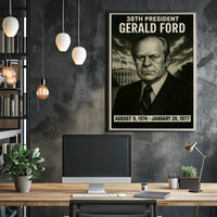 Gerald Ford 38Th President Poster