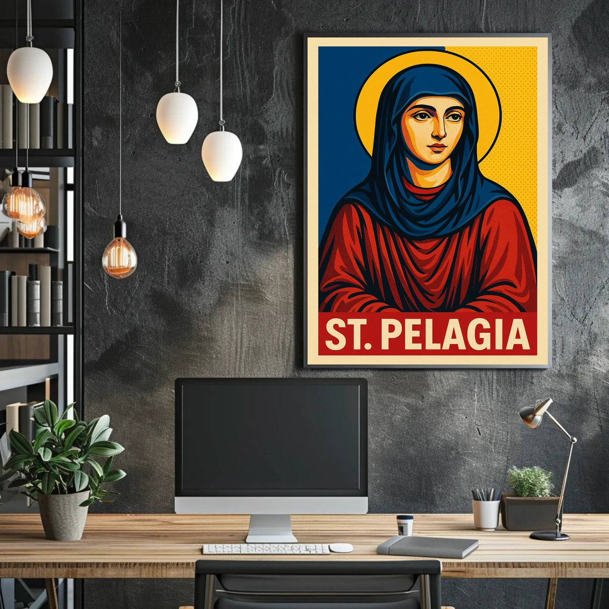 St. Pelagia Poster