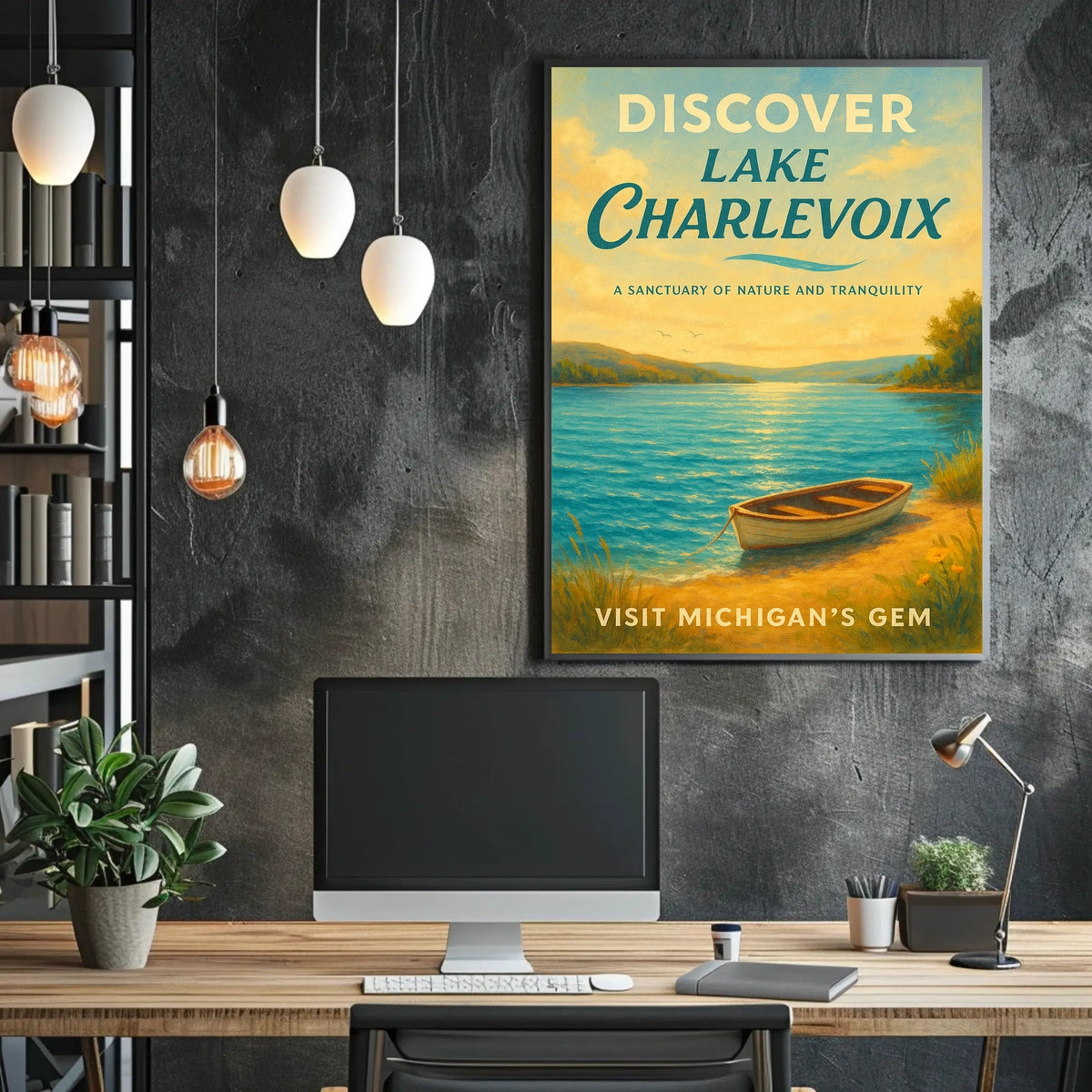 Discover Lake Charlevoix Poster