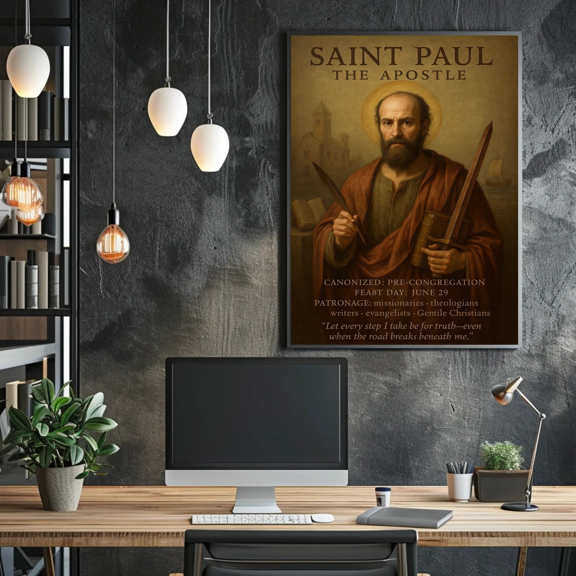 Saint Paul Renaissance Artwork Historical or Presidential Poster