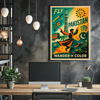 Wander In Color Pakistan's Cultural Expression Poster PosterGoat