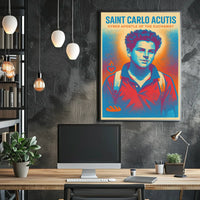 Saint Carlo Acutis Cyber Apostle Of Poster