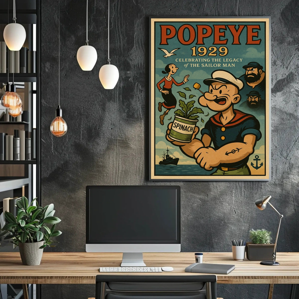 Popeye 1929 Art Poster POP-123
