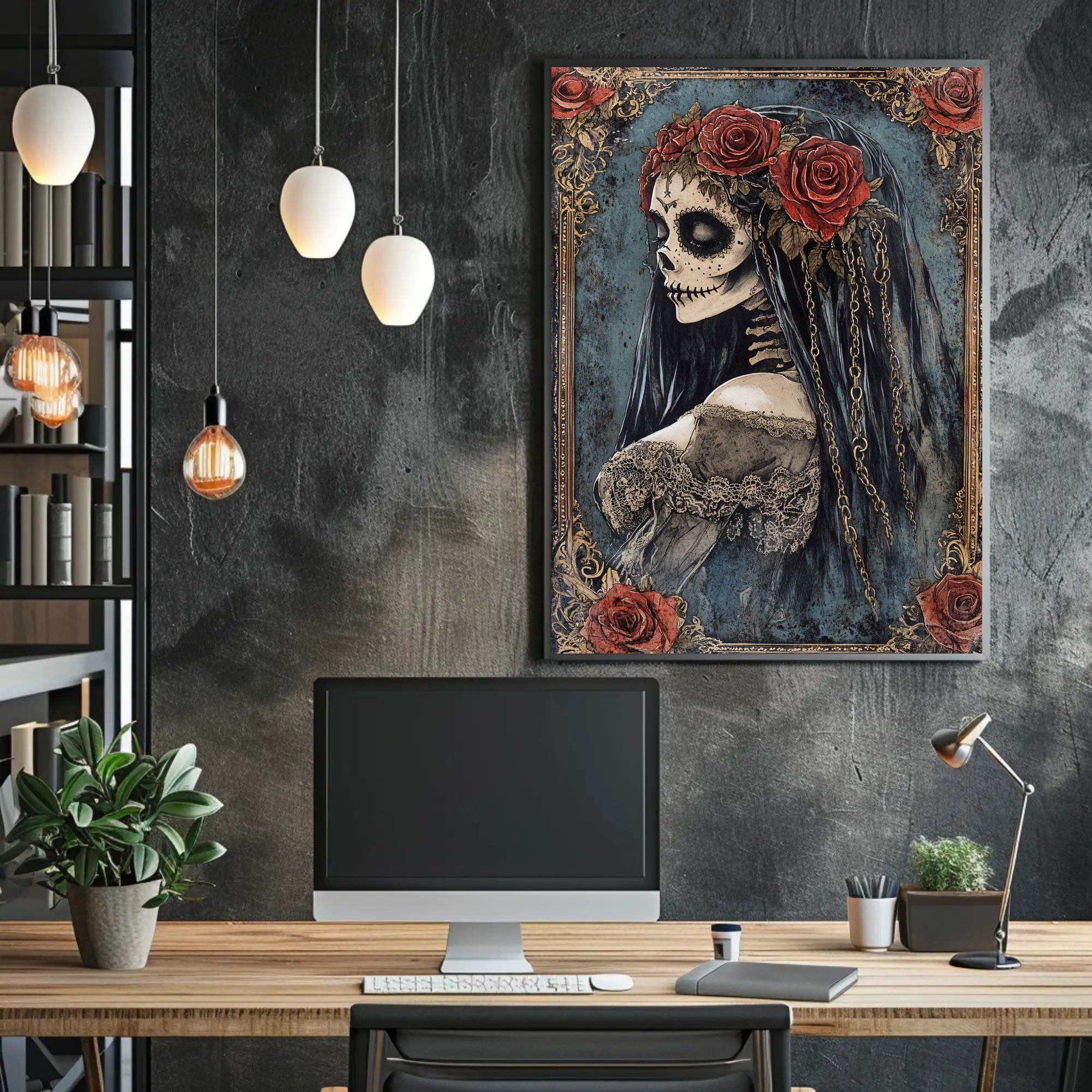 La Catrina Elegance Poster
