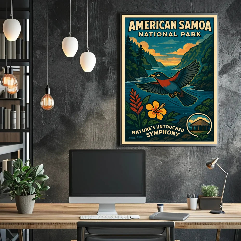 American Samoa National Park Untouched Symphony Poster