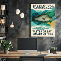 Barramundi The Aussie Delicacy Poster