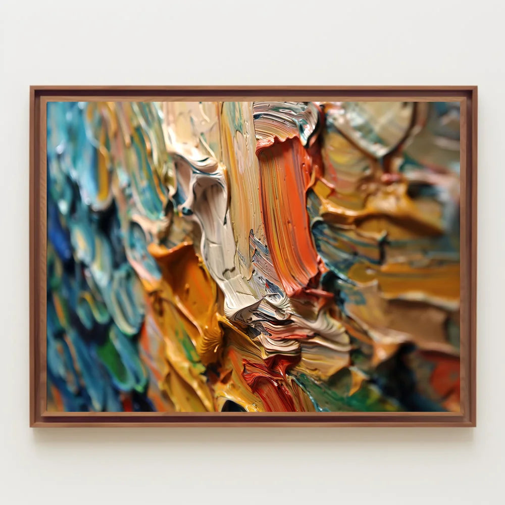 Abstract Oil Paint Texture: Vibrant Artistic Expression
