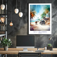 Tranquil Journey Through Gili Islands Poster PosterGoat