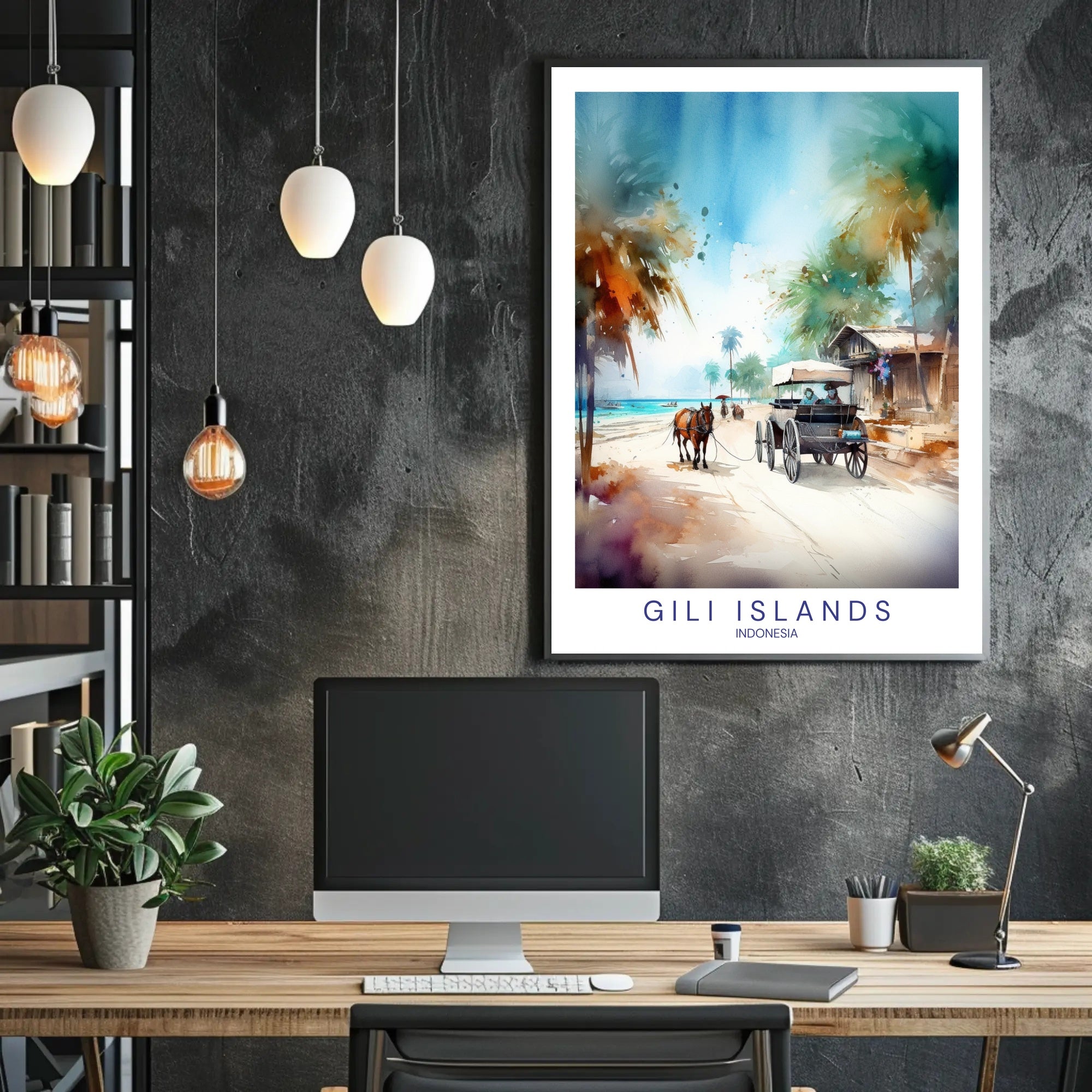 Tranquil Journey Through Gili Islands Poster PosterGoat