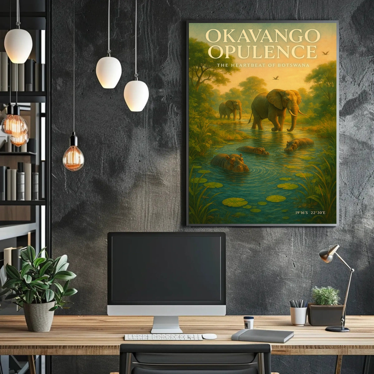 Okavango Opulence Poster