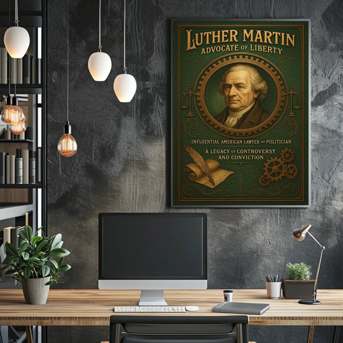 Luther Martin Advocate Of Liberty Poster