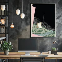 Serene Night by the River Poster