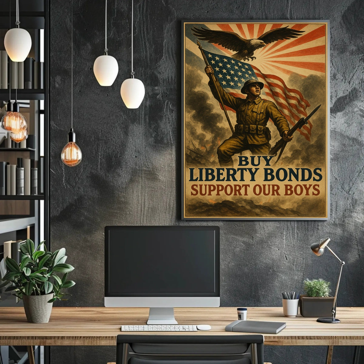 Support Our Boys Buy Liberty Bonds Poster