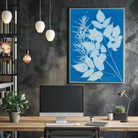 Botanical Cyanotype Poster