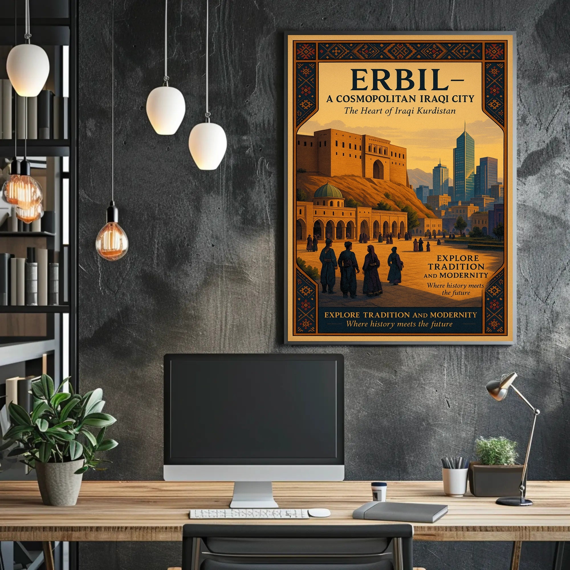 Erbil A Cosmopolitan Iraqi City Poster PosterGoat