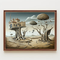 Surreal Fantastical Landscape Artistic Poster