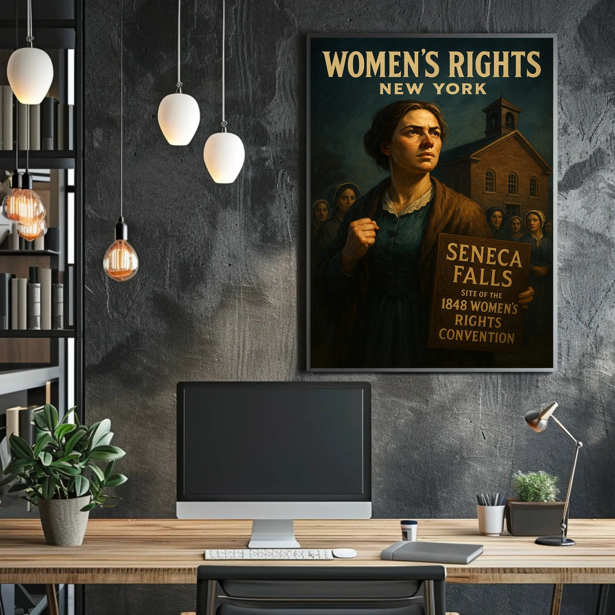Seneca Falls WomenS Rights Convention Poster