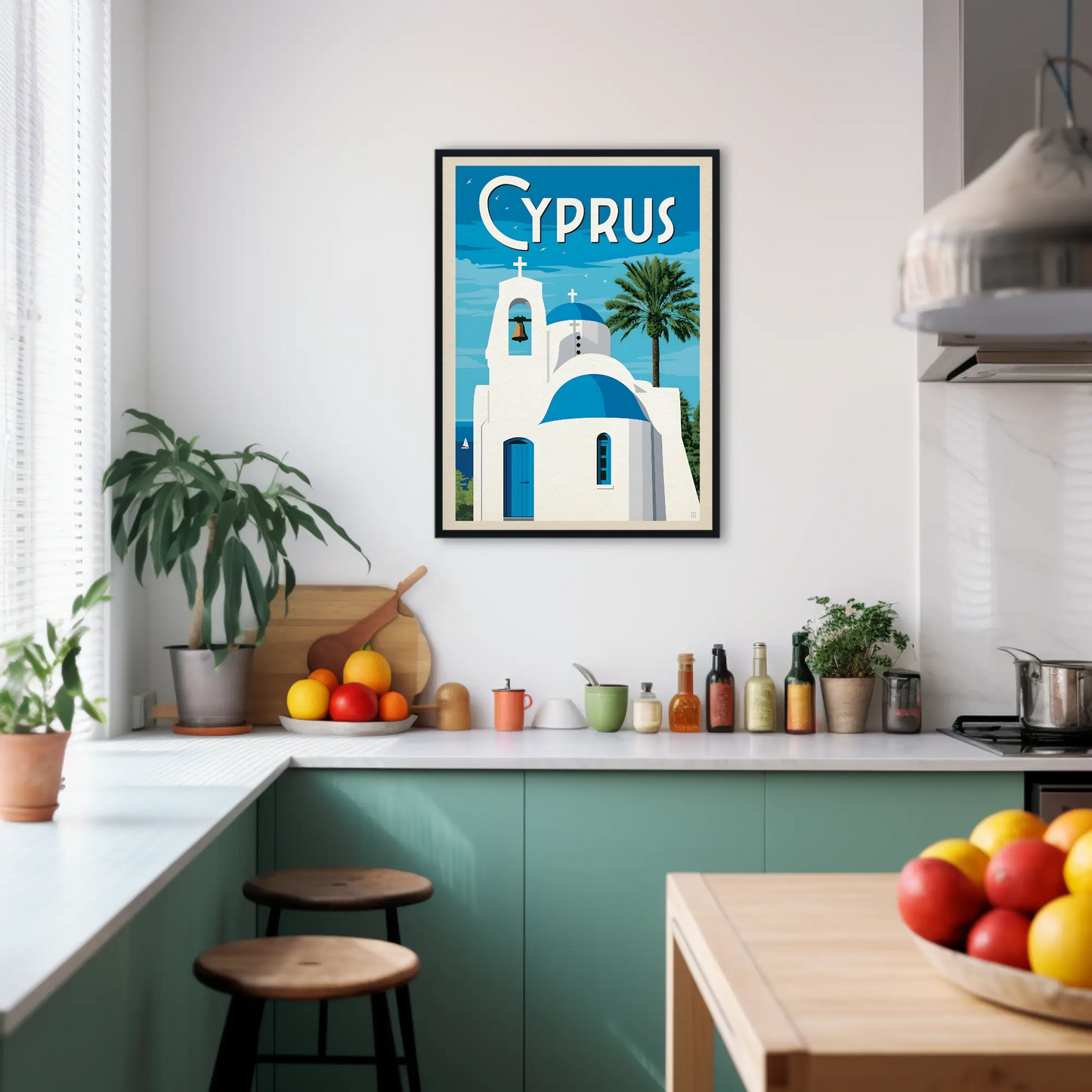 Cyprus Vintage Poster