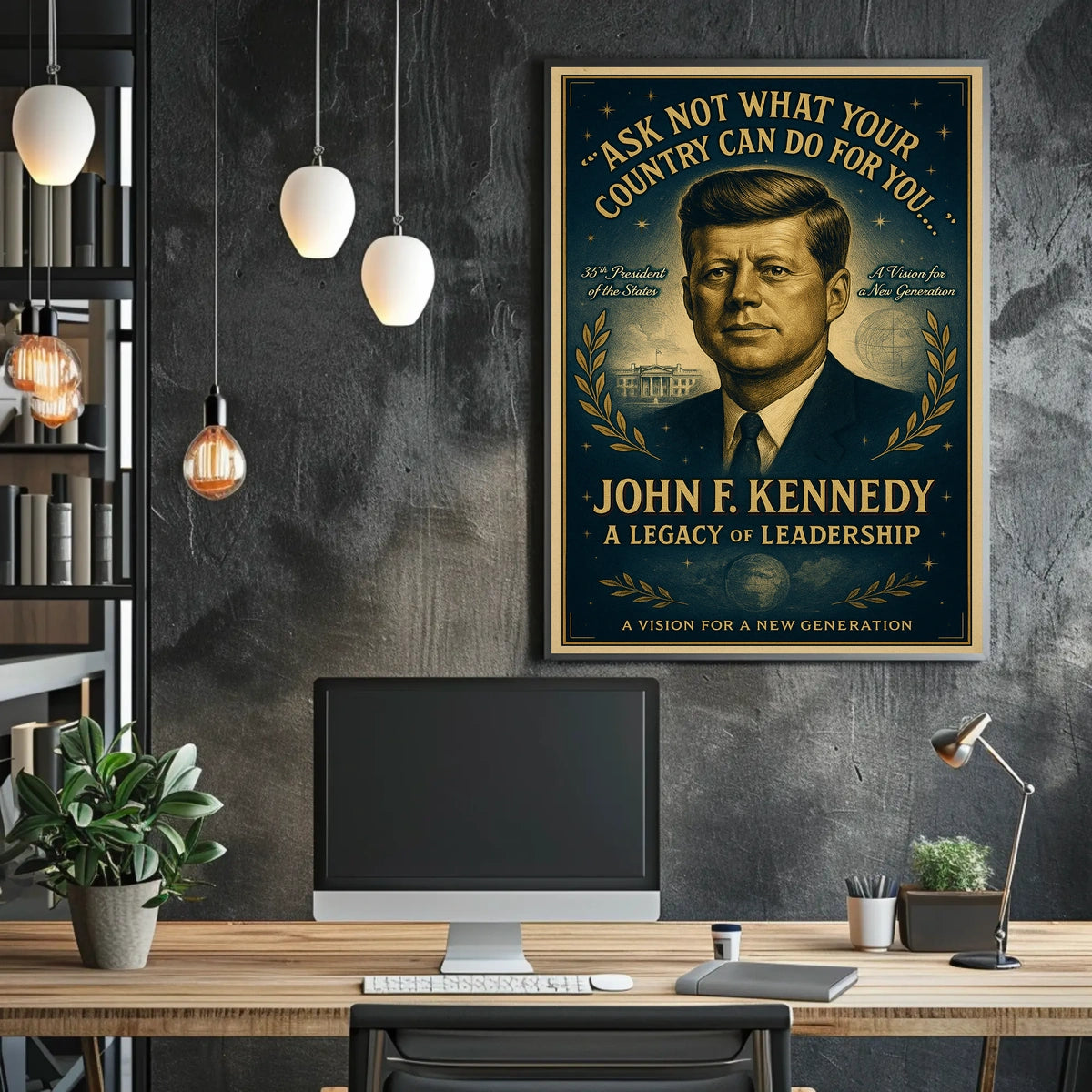 Leadership Legacy: Vintage Presidential Inspiration Poster