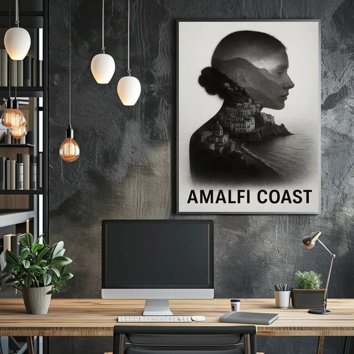 Amalfi Coast Visual Journey Poster Wall Art Print Edition