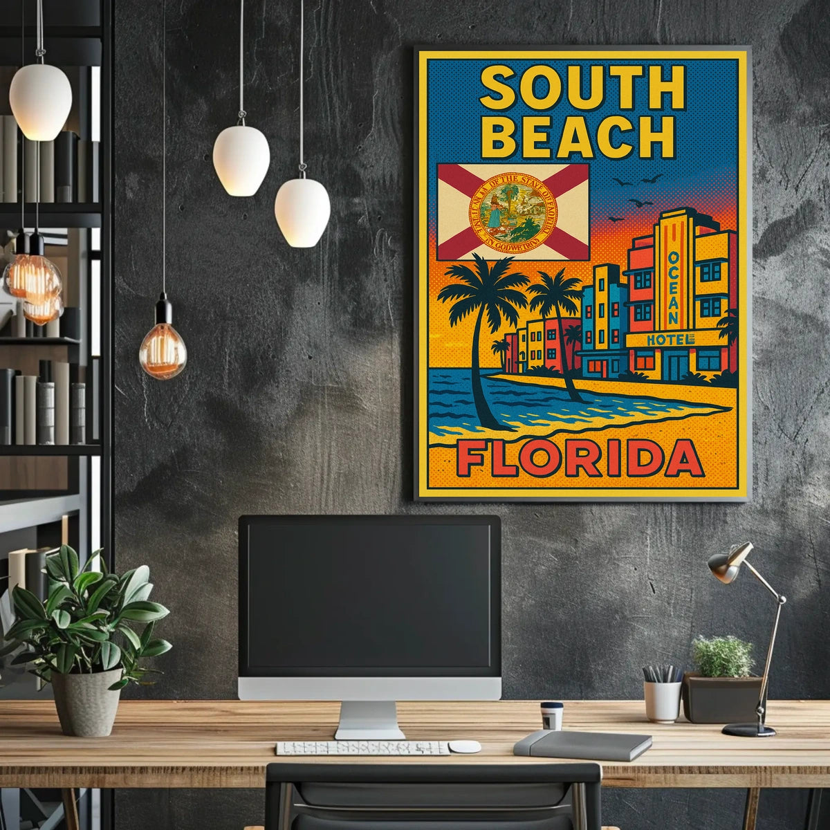 South Beach Florida Poster