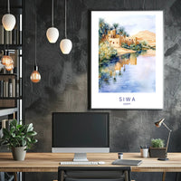 Tranquil Oasis of Siwa Poster PosterGoat