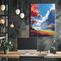 Vintage Car Mid-20th Century Art Deco Poster