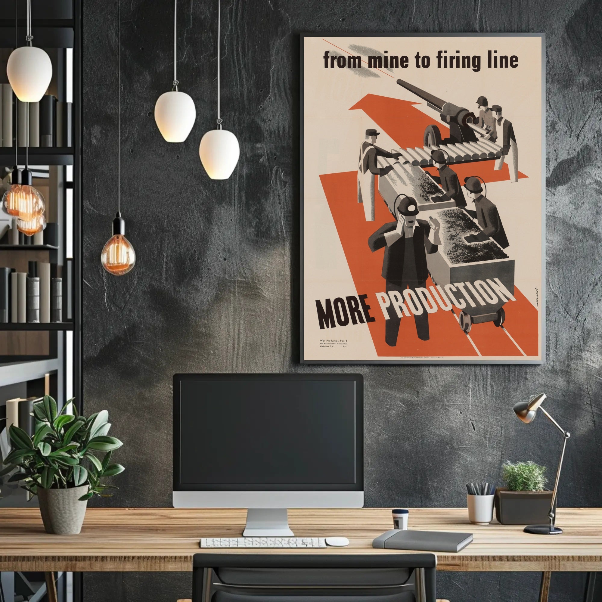 From Mine to Firing Line Poster PosterGoat